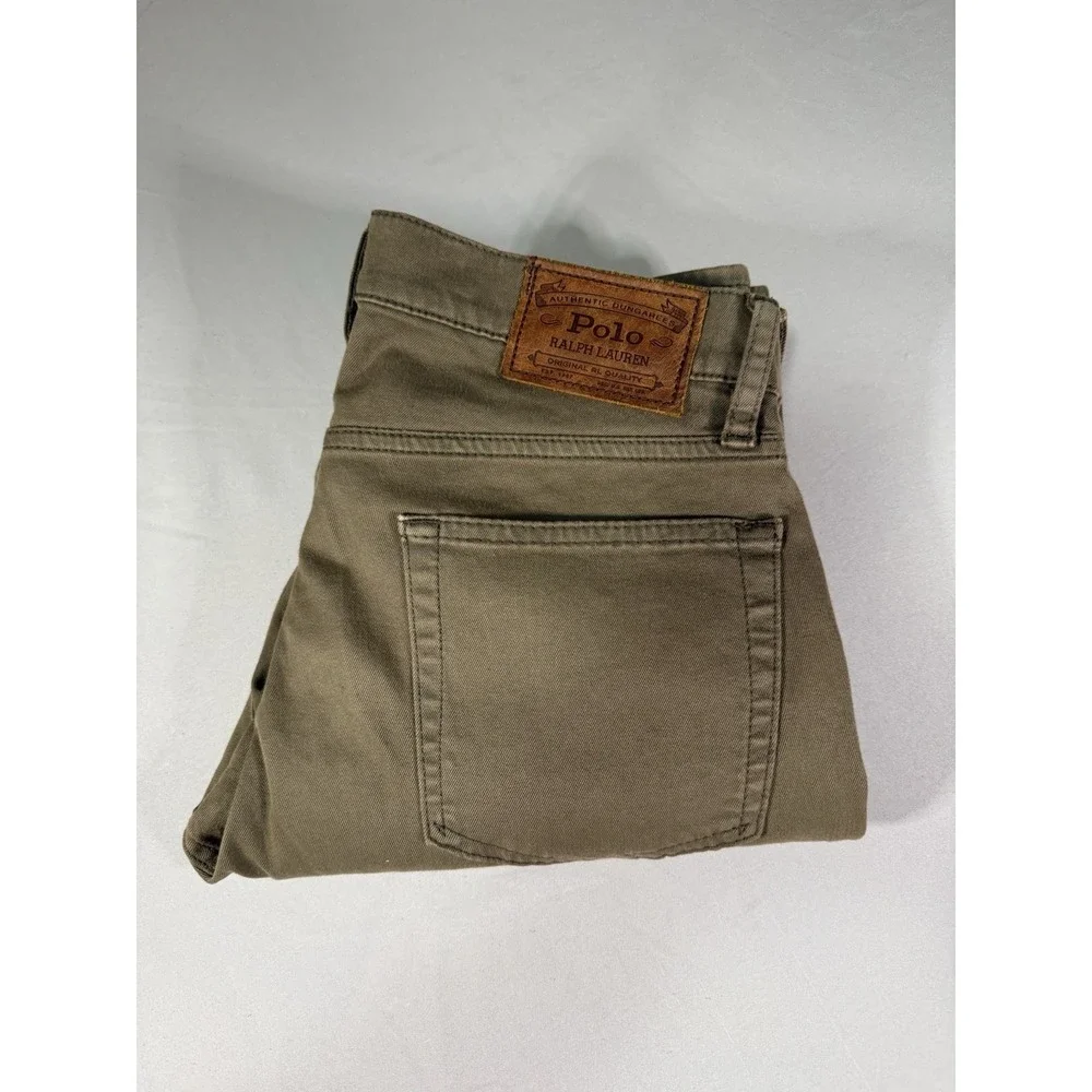 Polo Ralph Lauren Cargo Pants Olive Green 29x30 Stretch Utility Y2K